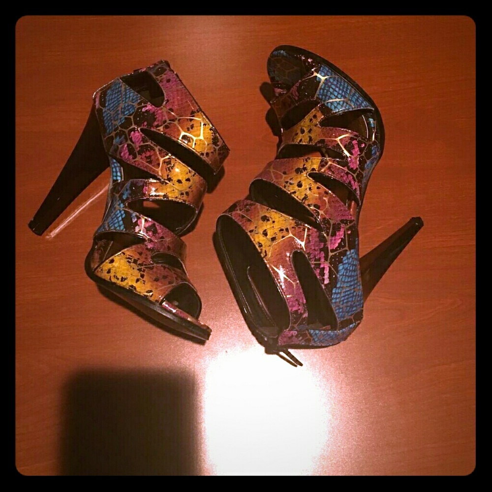 High heel open toe